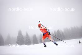 18.01.2024, Antholz, Italy (ITA): Sebastian Stalder (SUI) - IBU World Cup Biathlon, short individual men, Antholz (ITA). www.nordicfocus.com. © Manzoni/NordicFocus. Every downloaded picture is fee-liable.
