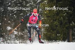 18.01.2024, Antholz, Italy (ITA): Roman Rees (GER) - IBU World Cup Biathlon, short individual men, Antholz (ITA). www.nordicfocus.com. © Thibaut/NordicFocus. Every downloaded picture is fee-liable.