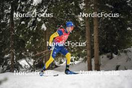 18.01.2024, Antholz, Italy (ITA): Sebastian Samuelsson (SWE) - IBU World Cup Biathlon, short individual men, Antholz (ITA). www.nordicfocus.com. © Thibaut/NordicFocus. Every downloaded picture is fee-liable.
