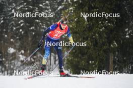 18.01.2024, Antholz, Italy (ITA): Vladislav Kireyev (KAZ) - IBU World Cup Biathlon, short individual men, Antholz (ITA). www.nordicfocus.com. © Thibaut/NordicFocus. Every downloaded picture is fee-liable.
