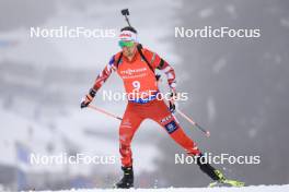 18.01.2024, Antholz, Italy (ITA): Felix Leitner (AUT) - IBU World Cup Biathlon, short individual men, Antholz (ITA). www.nordicfocus.com. © Manzoni/NordicFocus. Every downloaded picture is fee-liable.