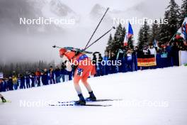 18.01.2024, Antholz, Italy (ITA): Sebastian Stalder (SUI) - IBU World Cup Biathlon, short individual men, Antholz (ITA). www.nordicfocus.com. © Manzoni/NordicFocus. Every downloaded picture is fee-liable.