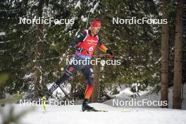 18.01.2024, Antholz, Italy (ITA): Philipp Nawrath (GER) - IBU World Cup Biathlon, short individual men, Antholz (ITA). www.nordicfocus.com. © Thibaut/NordicFocus. Every downloaded picture is fee-liable.