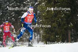 18.01.2024, Antholz, Italy (ITA): Otto Invenius (FIN) - IBU World Cup Biathlon, short individual men, Antholz (ITA). www.nordicfocus.com. © Thibaut/NordicFocus. Every downloaded picture is fee-liable.