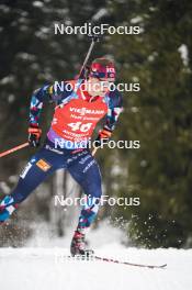 18.01.2024, Antholz, Italy (ITA): Endre Stroemsheim (NOR) - IBU World Cup Biathlon, short individual men, Antholz (ITA). www.nordicfocus.com. © Thibaut/NordicFocus. Every downloaded picture is fee-liable.