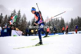 18.01.2024, Antholz, Italy (ITA): Lukas Hofer (ITA) - IBU World Cup Biathlon, short individual men, Antholz (ITA). www.nordicfocus.com. © Manzoni/NordicFocus. Every downloaded picture is fee-liable.
