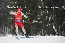 18.01.2024, Antholz, Italy (ITA): Sebastian Stalder (SUI) - IBU World Cup Biathlon, short individual men, Antholz (ITA). www.nordicfocus.com. © Thibaut/NordicFocus. Every downloaded picture is fee-liable.