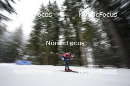 18.01.2024, Antholz, Italy (ITA): Didier Bionaz (ITA) - IBU World Cup Biathlon, short individual men, Antholz (ITA). www.nordicfocus.com. © Thibaut/NordicFocus. Every downloaded picture is fee-liable.