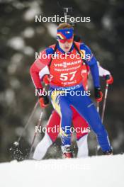 18.01.2024, Antholz, Italy (ITA): Dmitrii Shamaev (ROU) - IBU World Cup Biathlon, short individual men, Antholz (ITA). www.nordicfocus.com. © Thibaut/NordicFocus. Every downloaded picture is fee-liable.