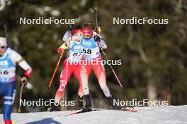 19.01.2024, Antholz, Italy (ITA): Elisa Gasparin (SUI) - IBU World Cup Biathlon, short individual women, Antholz (ITA). www.nordicfocus.com. © Thibaut/NordicFocus. Every downloaded picture is fee-liable.