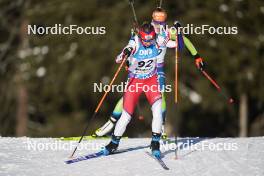 19.01.2024, Antholz, Italy (ITA): Ekaterina Avvakumova (KOR) - IBU World Cup Biathlon, short individual women, Antholz (ITA). www.nordicfocus.com. © Thibaut/NordicFocus. Every downloaded picture is fee-liable.