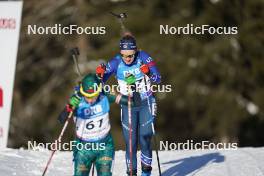 19.01.2024, Antholz, Italy (ITA): Kelsey Joan Dickinson (USA) - IBU World Cup Biathlon, short individual women, Antholz (ITA). www.nordicfocus.com. © Thibaut/NordicFocus. Every downloaded picture is fee-liable.