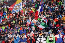 19.01.2024, Antholz, Italy (ITA): Event Feature: fans- IBU World Cup Biathlon, short individual women, Antholz (ITA). www.nordicfocus.com. © Thibaut/NordicFocus. Every downloaded picture is fee-liable.