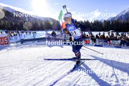 19.01.2024, Antholz, Italy (ITA): Jeanne Richard (FRA) - IBU World Cup Biathlon, short individual women, Antholz (ITA). www.nordicfocus.com. © Manzoni/NordicFocus. Every downloaded picture is fee-liable.