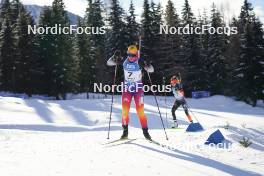 19.01.2024, Antholz, Italy (ITA): Alina Stremous (MDA) - IBU World Cup Biathlon, short individual women, Antholz (ITA). www.nordicfocus.com. © Thibaut/NordicFocus. Every downloaded picture is fee-liable.