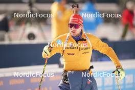 21.01.2024, Antholz, Italy (ITA): Johannes Kuehn (GER) - IBU World Cup Biathlon, mass men, Antholz (ITA). www.nordicfocus.com. © Thibaut/NordicFocus. Every downloaded picture is fee-liable.