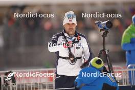 21.01.2024, Antholz, Italy (ITA): Siegfried Mazet (FRA) coach team Norway - IBU World Cup Biathlon, mass men, Antholz (ITA). www.nordicfocus.com. © Thibaut/NordicFocus. Every downloaded picture is fee-liable.