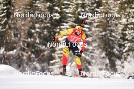 21.01.2024, Antholz, Italy (ITA): Florent Claude (BEL) - IBU World Cup Biathlon, mass men, Antholz (ITA). www.nordicfocus.com. © Thibaut/NordicFocus. Every downloaded picture is fee-liable.