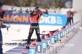 21.01.2024, Antholz, Italy (ITA): Justus Strelow (GER) - IBU World Cup Biathlon, mass men, Antholz (ITA). www.nordicfocus.com. © Thibaut/NordicFocus. Every downloaded picture is fee-liable.