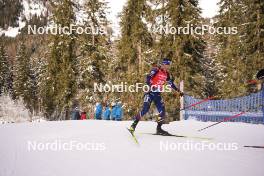 21.01.2024, Antholz, Italy (ITA): Oscar Lombardot (FRA) - IBU World Cup Biathlon, mass men, Antholz (ITA). www.nordicfocus.com. © Thibaut/NordicFocus. Every downloaded picture is fee-liable.