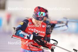 21.01.2024, Antholz, Italy (ITA): Johannes Dale-Skjevdal (NOR) - IBU World Cup Biathlon, mass men, Antholz (ITA). www.nordicfocus.com. © Thibaut/NordicFocus. Every downloaded picture is fee-liable.