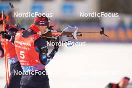 21.01.2024, Antholz, Italy (ITA): Endre Stroemsheim (NOR) - IBU World Cup Biathlon, mass men, Antholz (ITA). www.nordicfocus.com. © Thibaut/NordicFocus. Every downloaded picture is fee-liable.