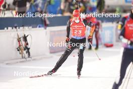 21.01.2024, Antholz, Italy (ITA): Roman Rees (GER) - IBU World Cup Biathlon, mass men, Antholz (ITA). www.nordicfocus.com. © Thibaut/NordicFocus. Every downloaded picture is fee-liable.