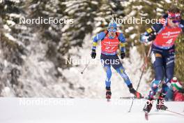21.01.2024, Antholz, Italy (ITA): Artem Pryma (UKR) - IBU World Cup Biathlon, mass men, Antholz (ITA). www.nordicfocus.com. © Thibaut/NordicFocus. Every downloaded picture is fee-liable.