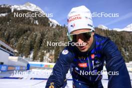 21.01.2024, Antholz, Italy (ITA): Oscar Lombardot (FRA) - IBU World Cup Biathlon, mass men, Antholz (ITA). www.nordicfocus.com. © Manzoni/NordicFocus. Every downloaded picture is fee-liable.