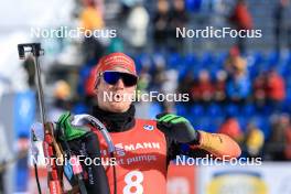 21.01.2024, Antholz, Italy (ITA): Benedikt Doll (GER) - IBU World Cup Biathlon, mass men, Antholz (ITA). www.nordicfocus.com. © Manzoni/NordicFocus. Every downloaded picture is fee-liable.
