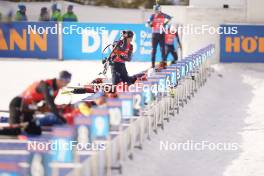 21.01.2024, Antholz, Italy (ITA): Didier Bionaz (ITA) - IBU World Cup Biathlon, mass men, Antholz (ITA). www.nordicfocus.com. © Thibaut/NordicFocus. Every downloaded picture is fee-liable.