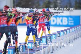 21.01.2024, Antholz, Italy (ITA): Jesper Nelin (SWE) - IBU World Cup Biathlon, mass men, Antholz (ITA). www.nordicfocus.com. © Thibaut/NordicFocus. Every downloaded picture is fee-liable.