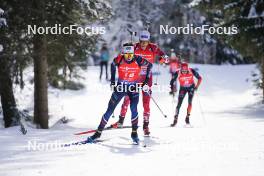 21.01.2024, Antholz, Italy (ITA): Eric Perrot (FRA) - IBU World Cup Biathlon, mass men, Antholz (ITA). www.nordicfocus.com. © Thibaut/NordicFocus. Every downloaded picture is fee-liable.