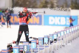 21.01.2024, Antholz, Italy (ITA): Philipp Nawrath (GER) - IBU World Cup Biathlon, mass men, Antholz (ITA). www.nordicfocus.com. © Thibaut/NordicFocus. Every downloaded picture is fee-liable.