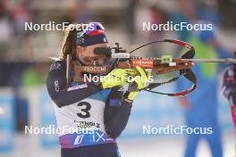 21.01.2024, Antholz, Italy (ITA): Lisa Vittozzi (ITA) - IBU World Cup Biathlon, mass women, Antholz (ITA). www.nordicfocus.com. © Thibaut/NordicFocus. Every downloaded picture is fee-liable.