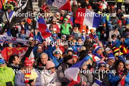 21.01.2024, Antholz, Italy (ITA): Event Feature: fans - IBU World Cup Biathlon, mass women, Antholz (ITA). www.nordicfocus.com. © Thibaut/NordicFocus. Every downloaded picture is fee-liable.