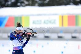 21.01.2024, Antholz, Italy (ITA): Lou Jeanmonnot (FRA) - IBU World Cup Biathlon, mass women, Antholz (ITA). www.nordicfocus.com. © Manzoni/NordicFocus. Every downloaded picture is fee-liable.