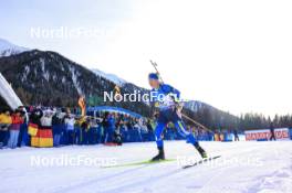 21.01.2024, Antholz, Italy (ITA): Yuliia Dzhima (UKR) - IBU World Cup Biathlon, mass women, Antholz (ITA). www.nordicfocus.com. © Manzoni/NordicFocus. Every downloaded picture is fee-liable.
