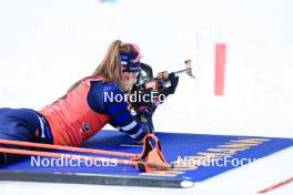 21.01.2024, Antholz, Italy (ITA): Justine Braisaz-Bouchet (FRA) - IBU World Cup Biathlon, mass women, Antholz (ITA). www.nordicfocus.com. © Manzoni/NordicFocus. Every downloaded picture is fee-liable.