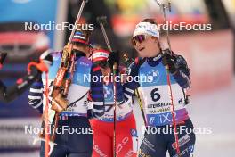21.01.2024, Antholz, Italy (ITA): Lou Jeanmonnot (FRA) - IBU World Cup Biathlon, mass women, Antholz (ITA). www.nordicfocus.com. © Thibaut/NordicFocus. Every downloaded picture is fee-liable.