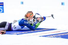 21.01.2024, Antholz, Italy (ITA): Anamarija Lampic (SLO) - IBU World Cup Biathlon, mass women, Antholz (ITA). www.nordicfocus.com. © Manzoni/NordicFocus. Every downloaded picture is fee-liable.