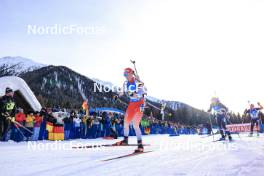 21.01.2024, Antholz, Italy (ITA): Amy Baserga (SUI) - IBU World Cup Biathlon, mass women, Antholz (ITA). www.nordicfocus.com. © Manzoni/NordicFocus. Every downloaded picture is fee-liable.