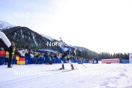 21.01.2024, Antholz, Italy (ITA): Tuuli Tomingas (EST) - IBU World Cup Biathlon, mass women, Antholz (ITA). www.nordicfocus.com. © Manzoni/NordicFocus. Every downloaded picture is fee-liable.