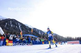 21.01.2024, Antholz, Italy (ITA): Mona Brorsson (SWE) - IBU World Cup Biathlon, mass women, Antholz (ITA). www.nordicfocus.com. © Manzoni/NordicFocus. Every downloaded picture is fee-liable.