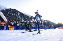 21.01.2024, Antholz, Italy (ITA): Lisa Vittozzi (ITA) - IBU World Cup Biathlon, mass women, Antholz (ITA). www.nordicfocus.com. © Manzoni/NordicFocus. Every downloaded picture is fee-liable.