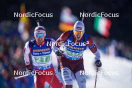 20.01.2024, Antholz, Italy (ITA): Andrejs Rastorgujevs (LAT) - IBU World Cup Biathlon, single mixed relay, Antholz (ITA). www.nordicfocus.com. © Thibaut/NordicFocus. Every downloaded picture is fee-liable.