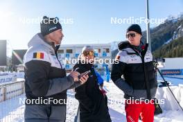 17.01.2024, Antholz, Italy (ITA): Clement Dumont (FRA), coach Team Belgium - IBU World Cup Biathlon, training, Antholz (ITA). www.nordicfocus.com. © Thibaut/NordicFocus. Every downloaded picture is fee-liable.