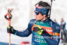 17.01.2024, Antholz, Italy (ITA): Tommaso Giacomel (ITA) - IBU World Cup Biathlon, training, Antholz (ITA). www.nordicfocus.com. © Thibaut/NordicFocus. Every downloaded picture is fee-liable.