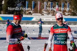 17.01.2024, Antholz, Italy (ITA): Adam Runnalls (CAN) - IBU World Cup Biathlon, training, Antholz (ITA). www.nordicfocus.com. © Thibaut/NordicFocus. Every downloaded picture is fee-liable.