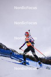 17.01.2024, Antholz, Italy (ITA): Ekaterina Avvakumova (KOR) - IBU World Cup Biathlon, training, Antholz (ITA). www.nordicfocus.com. © Manzoni/NordicFocus. Every downloaded picture is fee-liable.